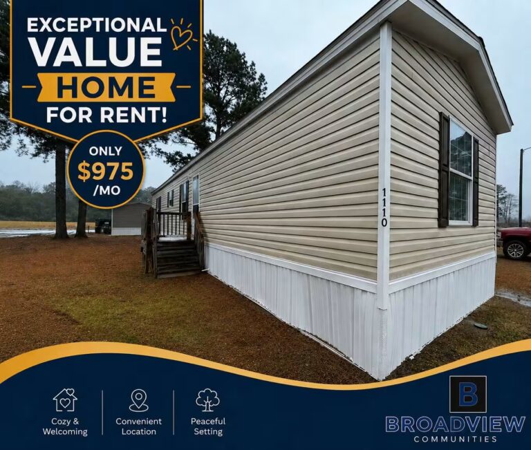 homes for rent, rent, affordable, community, manufactured homes